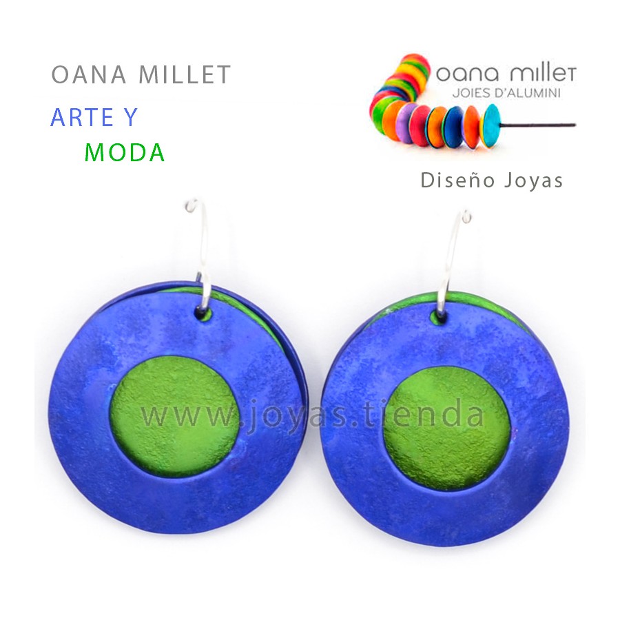 Pendientes Eterno Azul y Verde