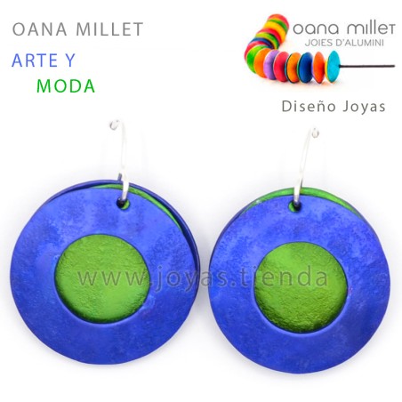 Pendientes Eterno Azul y Verde