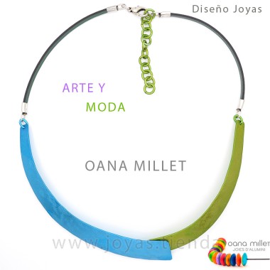 Collar Fortuna Turquesa y Verde