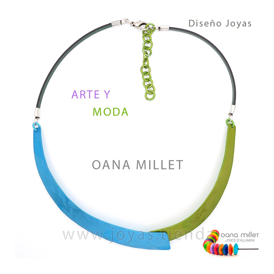 Collar Fortuna Turquesa y Verde