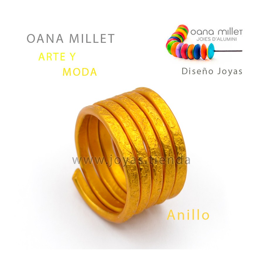 Anillo Vida Amarillo Perspectiva