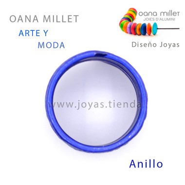 Anillo Vida Azul Tumbado