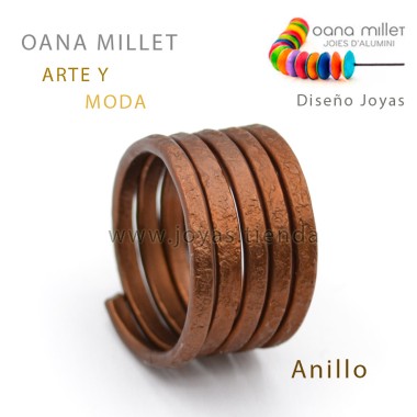 Anillo Vida Marrón Perspectiva