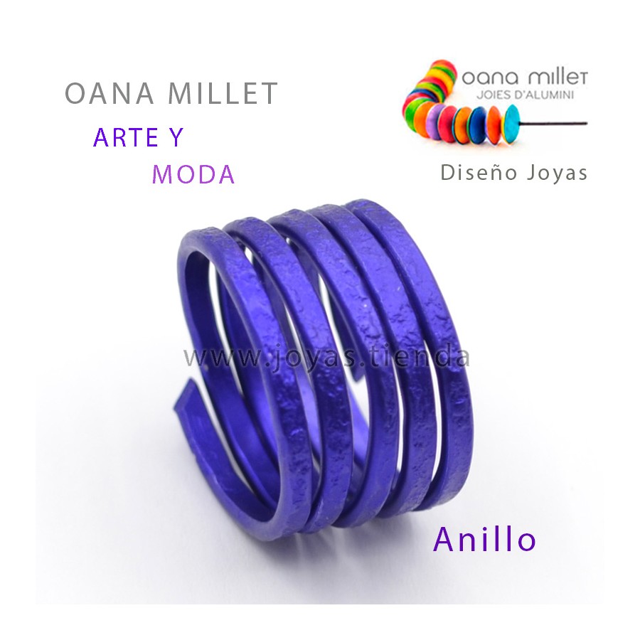 Anillo Vida Morado Perfil