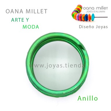 Anillo Vida Verde Perfil