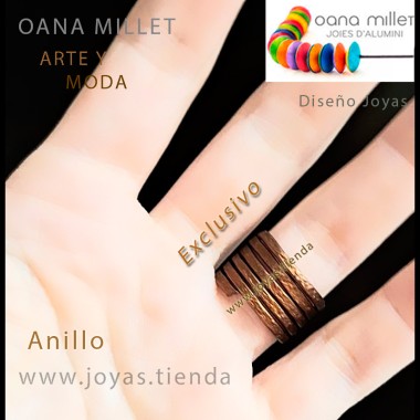 Anillo Vida Marrón Mano