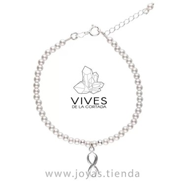 Pulsera Perlas Plata de Ley 925