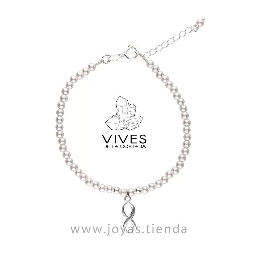 Pulsera Perlas Plata de Ley 925