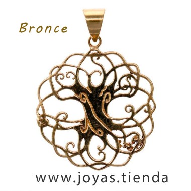 Colgante de Bronce Árbol de la Vida Orgánico