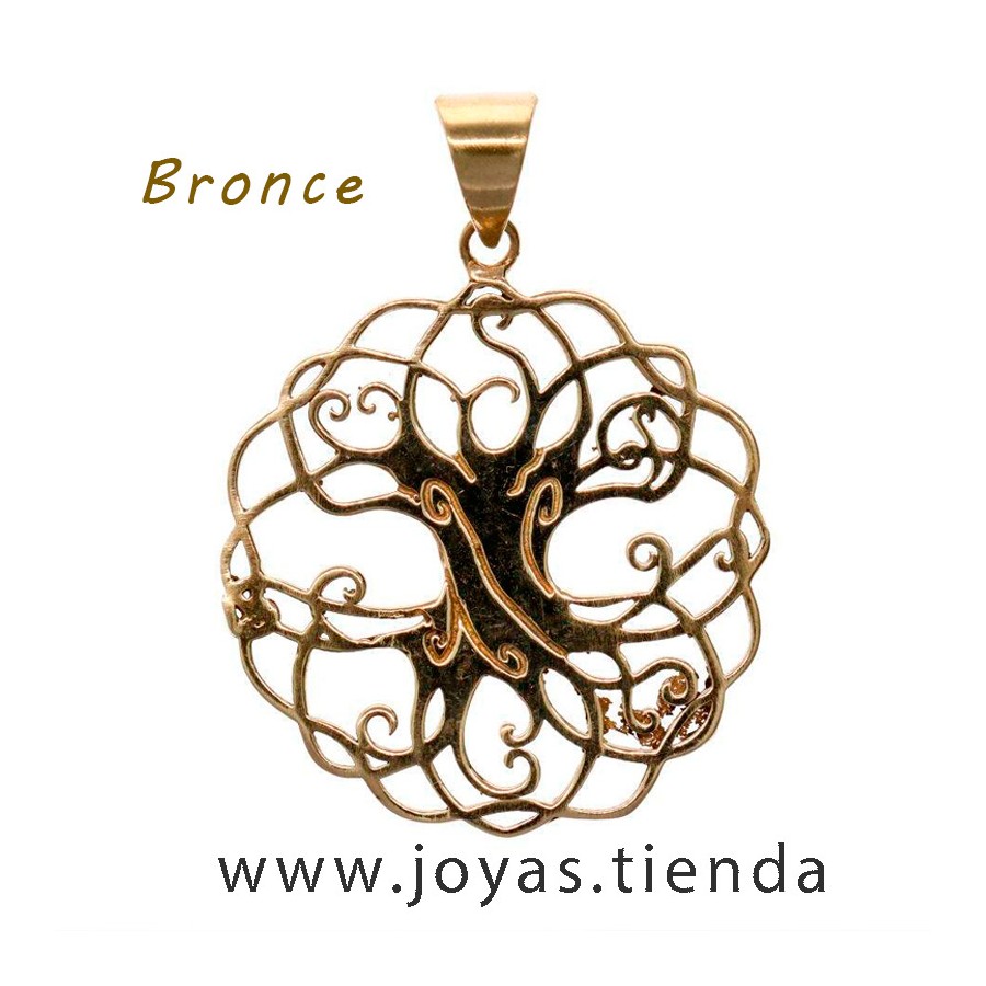 Colgante de Bronce Árbol de la Vida Orgánico