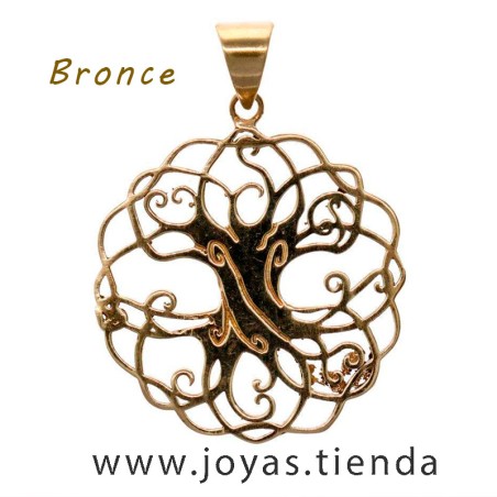 Colgante de Bronce Árbol de la Vida Orgánico