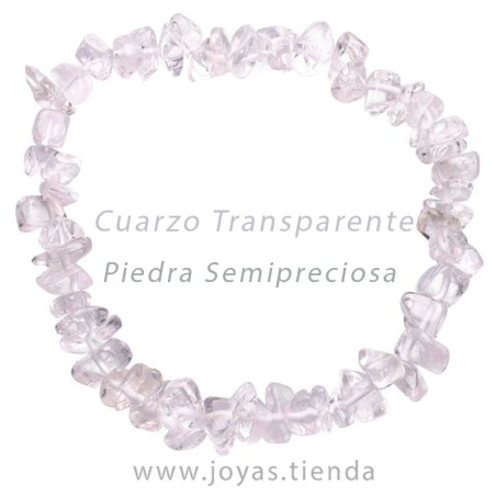 Pulsera Chip de Cuarzo Transparente