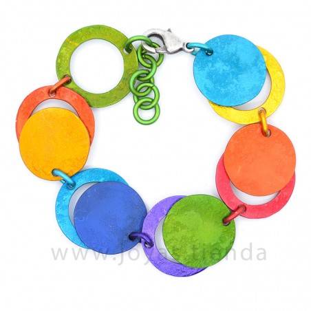 Pulsera redonda multicolor