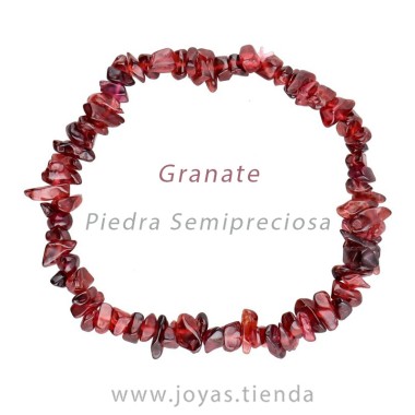 Pulsera Chip de Granate frontal