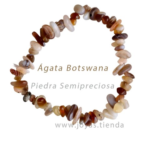 Pulsera Chip de Ágata Botswana