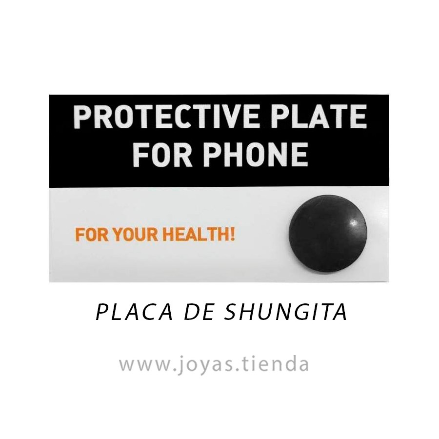 Placa Circular Adhesiva de Shungit