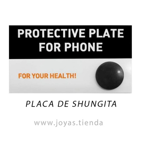 Placa Circular Adhesiva de Shungit