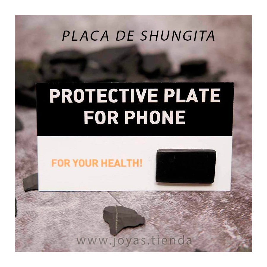 Placa Rectangular Adhesiva de Shungit detalle