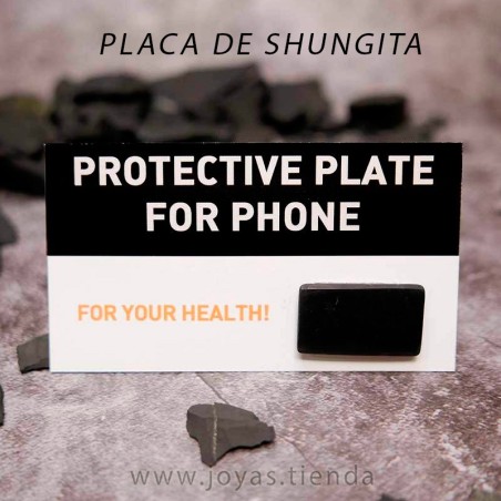 Placa Rectangular Adhesiva de Shungit