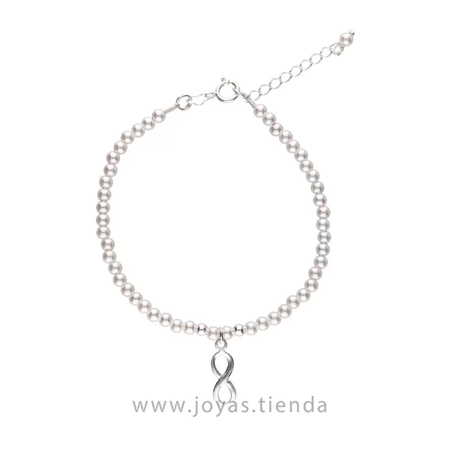 Pulsera Perlas Plata de Ley 925