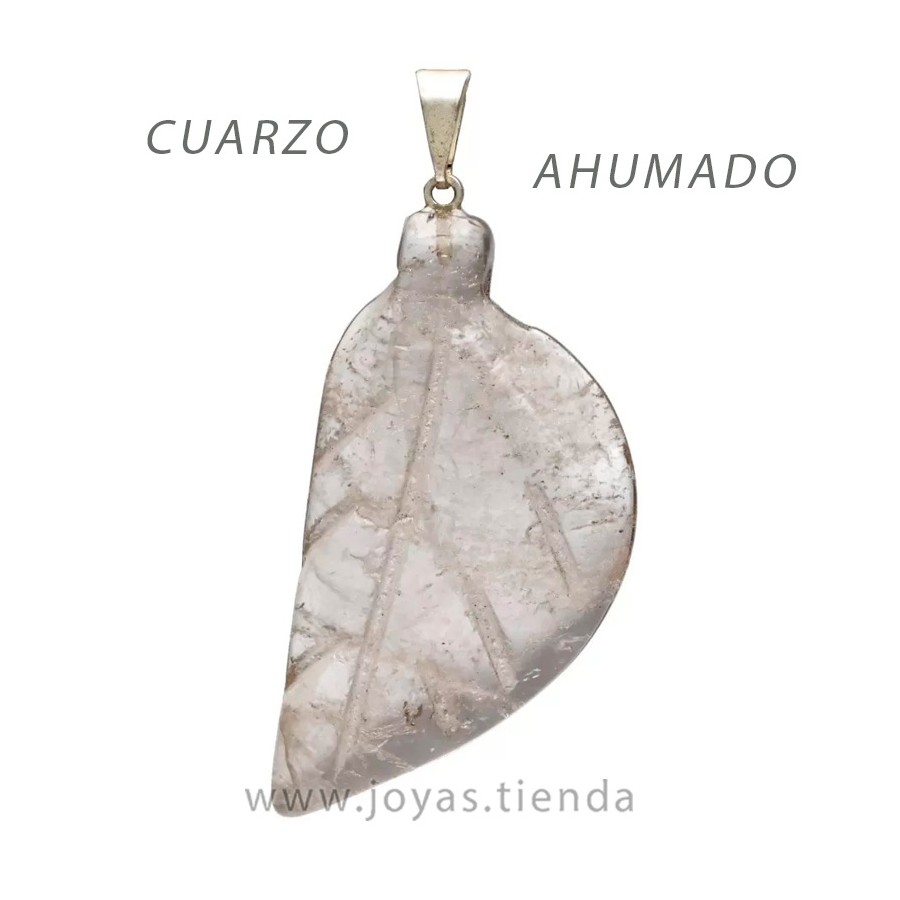 Colgante de Cuarzo Ahumado