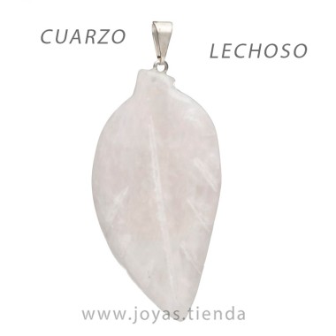 Colgante de Cuarzo Lechoso