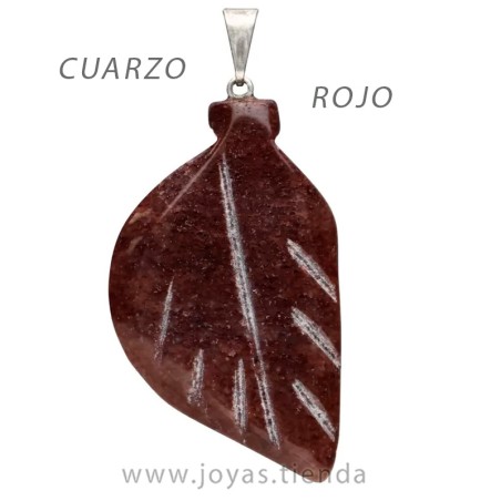 Colgante de Cuarzo Rojo
