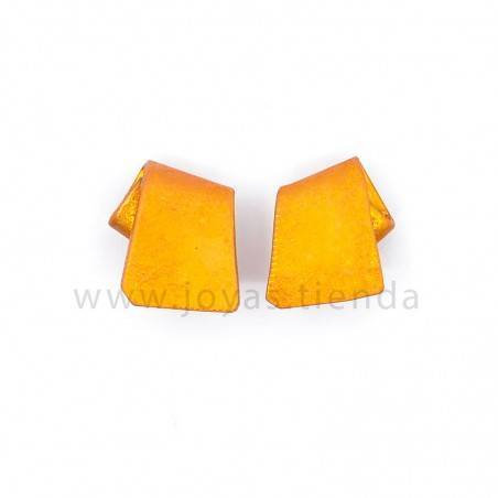 Pendientes lazo amarillos