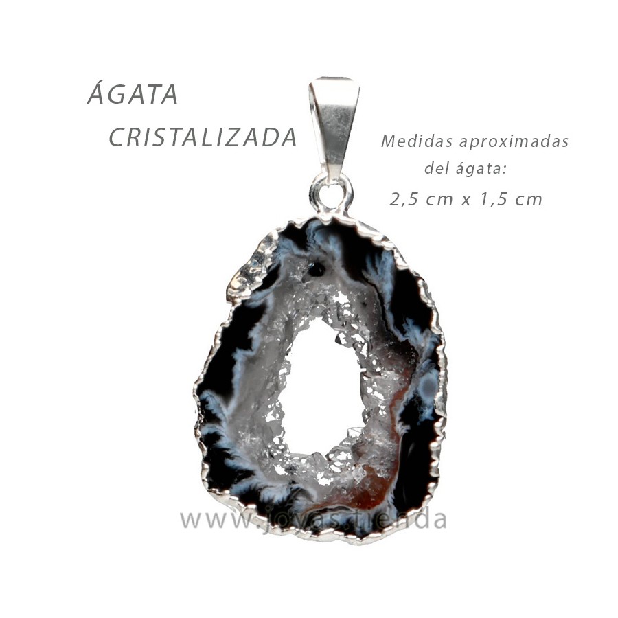 Colgante Ágata Cristalizada