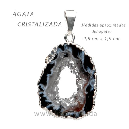 Colgante Ágata Cristalizada