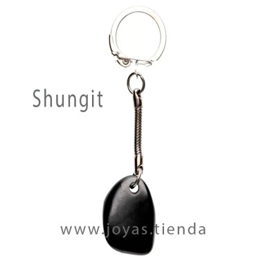 Llavero de Piedra Shungit