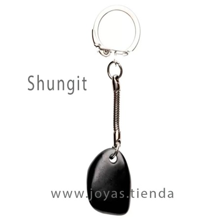 Llavero de Piedra Shungit