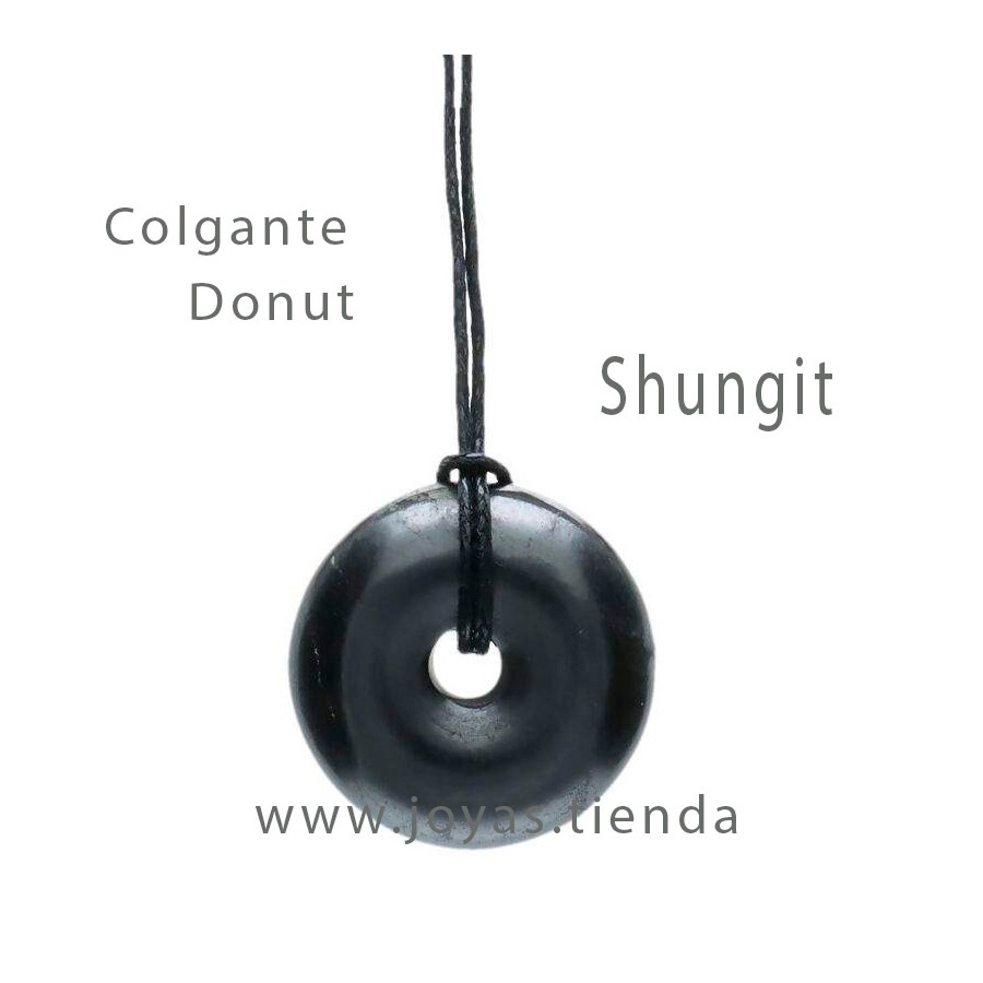 Colgante Donut Shungit