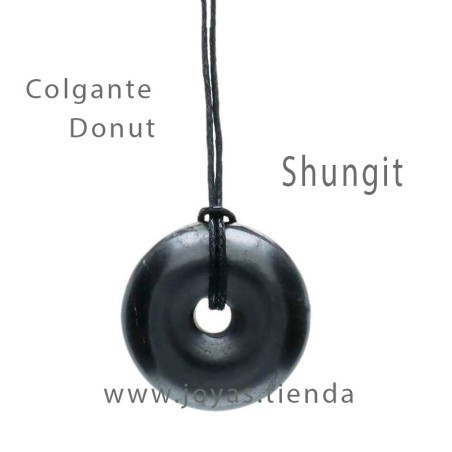 Colgante Donut Shungit