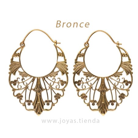 Pendientes de Bronce Calados