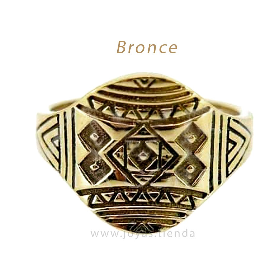 Anillo de Bronce Sello Egipcio