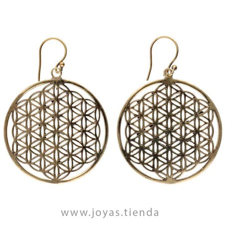 Pendientes Flor de la Vida Grandes