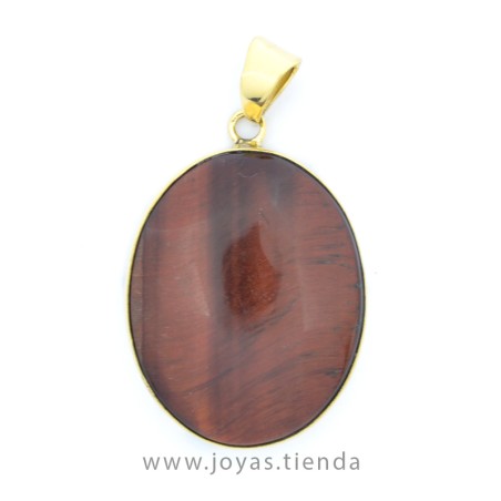 Colgante de Bronce con Ojo de Tigre