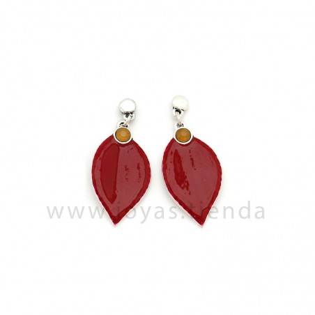 Pendientes Aurora Rojos