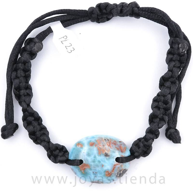 Pulsera Larimar Piedra Ovalada PL23 Pulsera Larimar Piedra Ovalada PL23