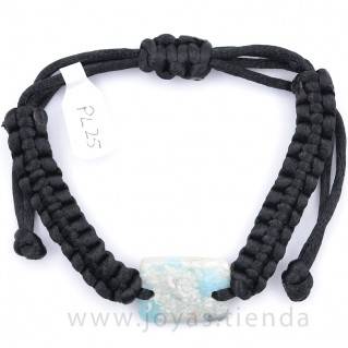 Pulsera Larimar Piedra Rectangular PL25