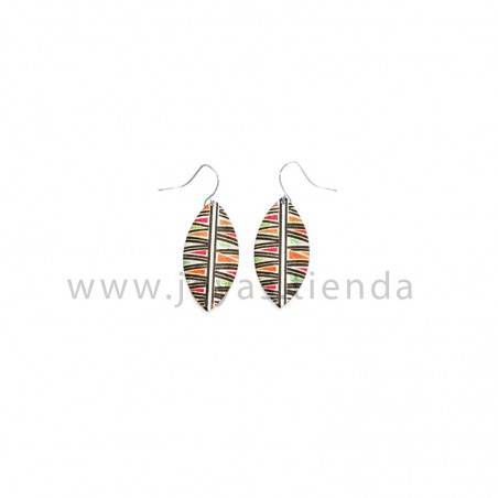 Pendientes Zanzibar Africa Silver