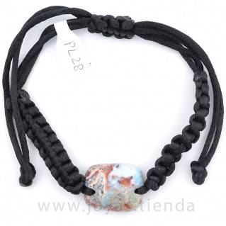 Pulsera Larimar Piedra Rectangular PL28