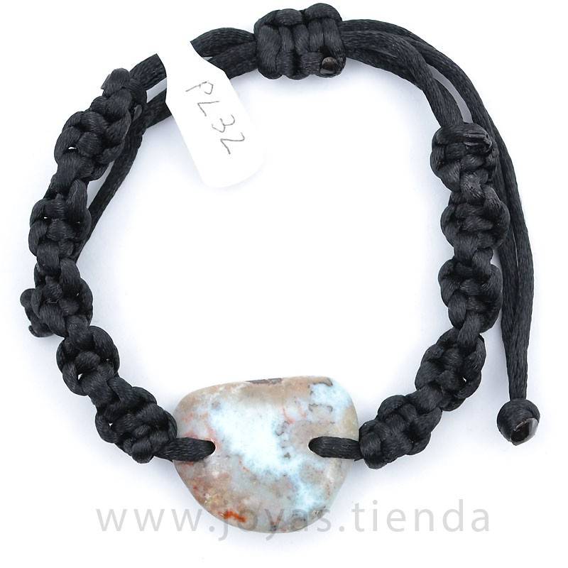 Pulsera Larimar Piedra Triangular PL32 Pulsera Larimar Piedra Triangular PL32