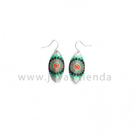 Pendientes Zanzibar Snake Silver