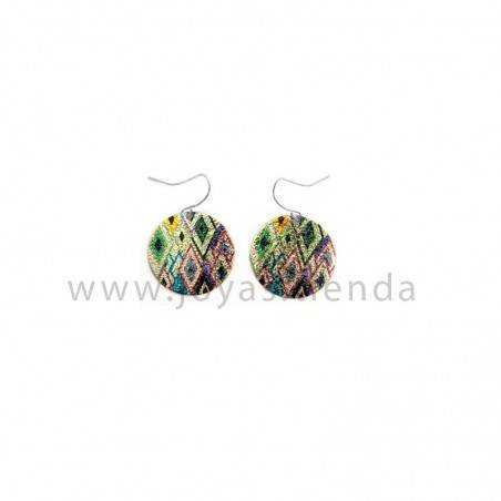 Pendientes Zanzibar Selva Silver