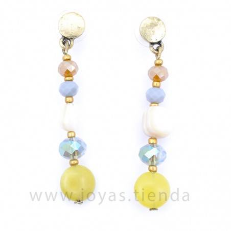 Pendientes Astrid Mostaza